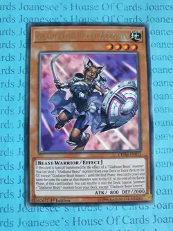 CHIM-EN012 Gladiator Beast Attorix Rare Yu-Gi-Oh Card 1st Edition New - Image 1