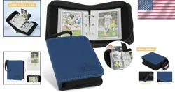 Secure Trading Card Binder with PU Leather Cover - Holds 80 Cards Safely - Image 2