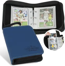 Secure Trading Card Binder with PU Leather Cover - Holds 80 Cards Safely - Image 3