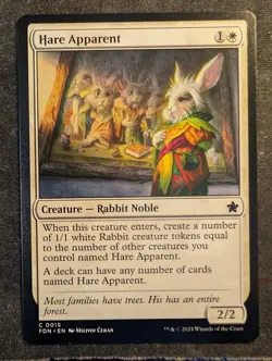 Hare Apparent - Magic Foundations (MTG) - Image 1