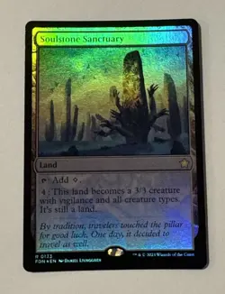 MTG Soulstone Sanctuary- Foundations FOIl LP - Image 1