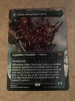 Grist, Voracious Larva Borderless Foil - Mythic - Modern Horizons 3 MTG - Image 1