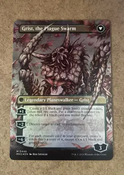 Grist, Voracious Larva Borderless Foil - Mythic - Modern Horizons 3 MTG - Image 2