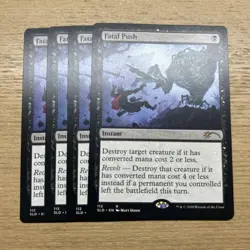 Mtg Fatal Push English Set Of 4 Yargle - Image 1