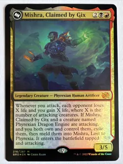 MTG - Mishra, Claimed by Gix - BRO The Brother's War 216/287 Foil Mythic - Image 1