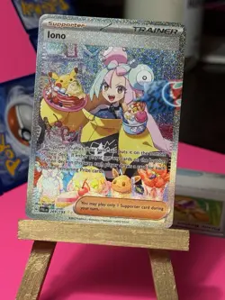 Pokemon 2023 Iono Trainer Full Art Ultra Rare Paldea Evolved #269/193 NM - Image 1