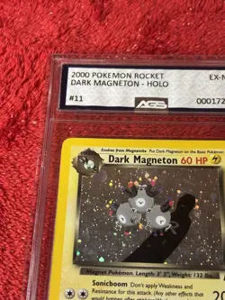 Ags 6 Dark Magneton- Team Rocket Holo Vintage Pokemon Card 1999-2000 Wotc - Image 3