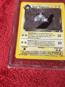 Ags 6 Dark Magneton- Team Rocket Holo Vintage Pokemon Card 1999-2000 Wotc - Image 4