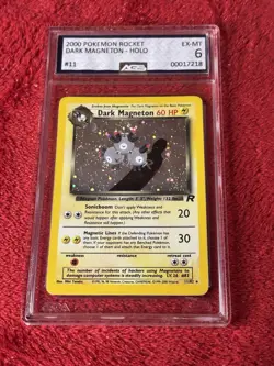 Ags 6 Dark Magneton- Team Rocket Holo Vintage Pokemon Card 1999-2000 Wotc - Image 5