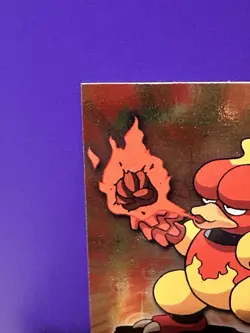 TOPPS POKEMON TV ANIMATION MAGMAR #126 HOLO SERIES 3 BLUE LOGO - Image 2