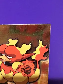 TOPPS POKEMON TV ANIMATION MAGMAR #126 HOLO SERIES 3 BLUE LOGO - Image 3