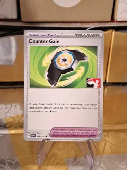 Counter Gain Pokemon Prize Pack Series 7 Promo Pokemon Card NM/LP Stamp - Image 1