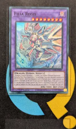 ALIN-EN037 Filia Regis Super Rare 1st Edition YuGiOh Card - Image 1