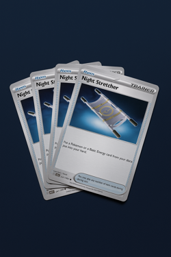 Pokemon TCG S&V Shrouded Fable Set: Night Stretcher 061/064 - 4 Cards - Playset - Image 1
