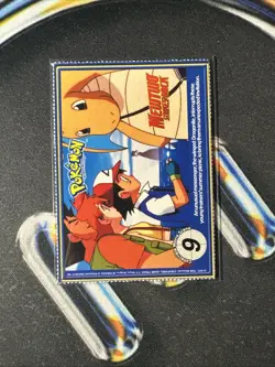 Scyther 1999 Original 151 Pokemon Burger King PokeTrivia Trading Card #123 - Image 2