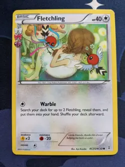 Fletchling RC25/RC32 Pokemon Card TCG Pokemon Trading Card Game Generations NM - Image 1