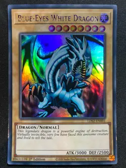 2020 Blue-Eyes White Dragon 1st Edition YuGiOH LDS2-EN001 Gold/Blue/Purple/Green - Image 5