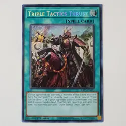Triple Tactics Thrust - RA03-EN072 - NM - Secret Rare - 1st ed - Yugioh - Image 1