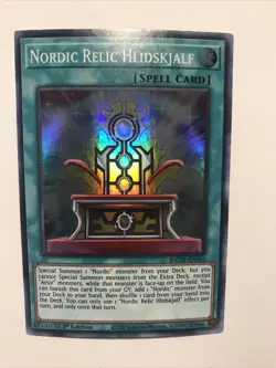 Yu-Gi-Oh! TCG Nordic Relic Hlidskjalf Battle of Chaos BACH-EN055 1st Edition... - Image 1