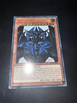 Yu-Gi-Oh TCG Obelisk the Tormentor Secret Rare Limited Edition TN19 Misprint - Image 2