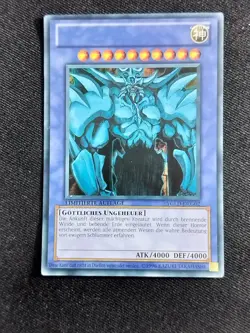 Yugioh Error/Misprint *No name* EGYPTIAN GODS CARDS OBELISK SLIFER RA 3 pc - Image 5