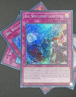 3x Big Welcome Labrynth 1st Edition Secret Rare RA04-EN104 Yu-Gi-Oh! - Image 1