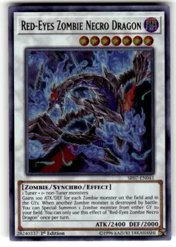Yugioh! Red-Eyes Zombie Necro Dragon SR07-EN041 Ultra Rare 1st Edition NM - Image 1