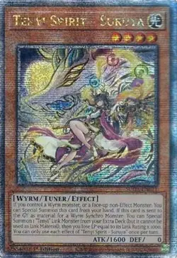 Tenyi Spirit - Suruya Yu-Gi-Oh! SUDA-EN021 1st Quarter Century Secret Rare - Image 1