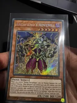 Yu-Gi-Oh Archfiend's Advent Secret Rare 1st Edition BLTR-EN046 - NM - Image 4