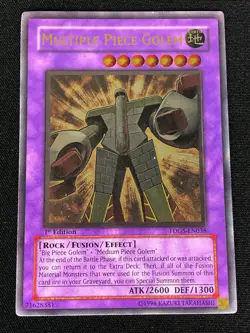 YUGIOH MULTIPLE PIECE GOLEM TDGS-EN038 1ST ULTIMATE (NM) - Image 1