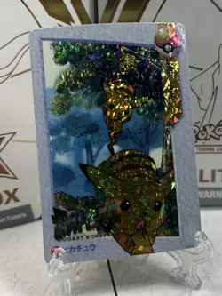 Pokemon Anime collection Pocket Monsters Vintage Vending Machine Holo sticker - Image 5