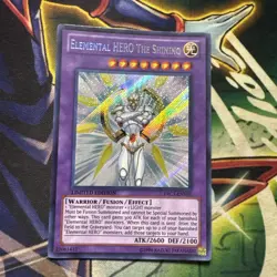 Yugioh! Elemental HERO the Shining PRC1-ENV01 Secret Rare Limited Edition NM - Image 1
