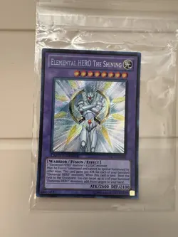 Yugioh! Elemental HERO the Shining PRC1-ENV01 Secret Rare Limited Edition NM - Image 1