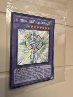 Yugioh! Elemental HERO the Shining PRC1-ENV01 Secret Rare Limited Edition NM - Image 2