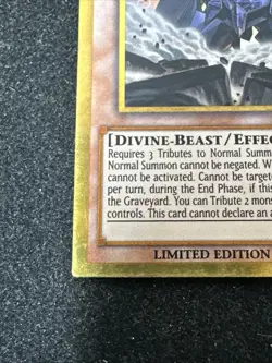 Obelisk the Tormentor (MVPC-EN001) - Gold Rare Limited ed. Yu-Gi-Oh! LP - Image 2