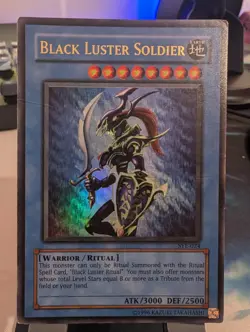 YuGiOh! Black Luster Soldier SYE-024 Ultra Rare LP - Image 1