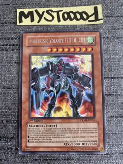 Carte Yu-gi-oh Forteresse Volante FEU DU CIEL CRMS-FR016 Rare 1ere Edition - Image 1