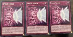 3x Spirit Shield 1st Edition Rare MZTM-EN035 Yu-Gi-Oh! - Image 1