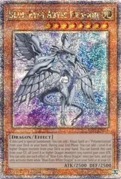 Yugioh! LP Blue-Eyes Abyss Dragon - RA01-EN016 - Quarter Century Secret Rare - 1 - Image 1