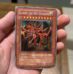 Yu-Gi-Oh! TCG - Slifer the Sky Dragon GBI-001 Secret Rare GBA Promo VLP LP - Image 1