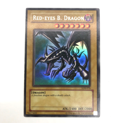 Red-Eyes Black Dragon LOB-070 Ultra Rare LP Yu-Gi-Oh! Legend of Blue Eyes Holo - Image 1