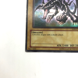 Red-Eyes Black Dragon LOB-070 Ultra Rare LP Yu-Gi-Oh! Legend of Blue Eyes Holo - Image 2