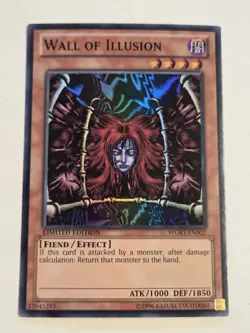 Wall of Illusion WGRT-EN002 Super Rare Vintage Yugioh 2014 Limited Edition VLP - Image 1