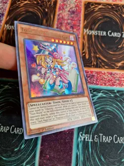 Yu-Gi-Oh! Toon Dark Magician Girl DUPO-EN041 Ultra Rare 1st Edition Near Mint d4 - Image 2