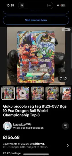 Dragon Ball Super Card Game Top 8 World Championship Set Bundle Winner Bgs Psa - Image 4