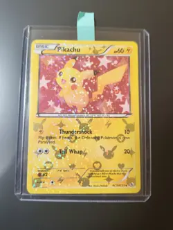 Pikachu Reverse Holo Rare Pokemon Card Legendary Treasures RC7/RC25 Raw LP- - Image 1