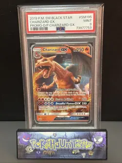Pokemon Card Charizard GX SM195 Detective Pikachu Black Star Promo PSA 9 MINT - Image 1