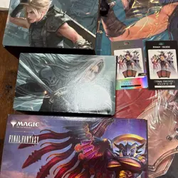 [NEW] MTG FINAL FANTASY Sephiroth Yuna Cloud 3 set Playmat Magic storage Playmat - Image 5
