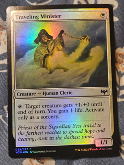 Traveling Minister FOIL #039/277 Innistrad: Crimson Vow Common MTG Magic - Image 1