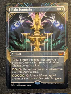 Halo Fountain - Borderless - Streets of New Capenna (MTG) - Image 1